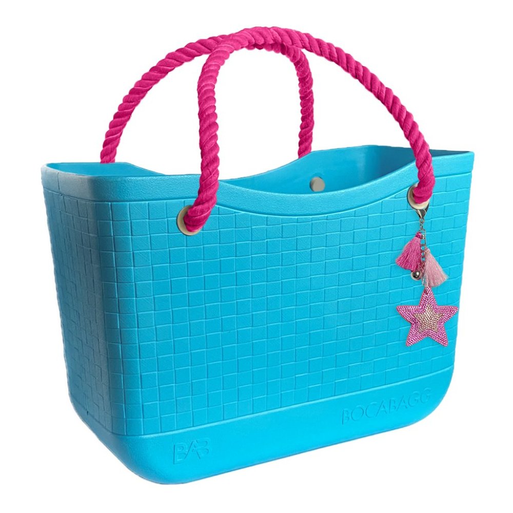 BocaBagg (Aqua) Large EVA Tote Bag-Like Bogg Bag